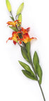 Artificial 75cm Single Stem Red Asiatic Lily